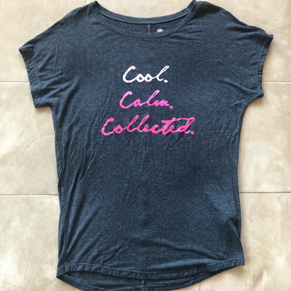 GAIAM short sleeve activewear/yoga stretchy tshirt